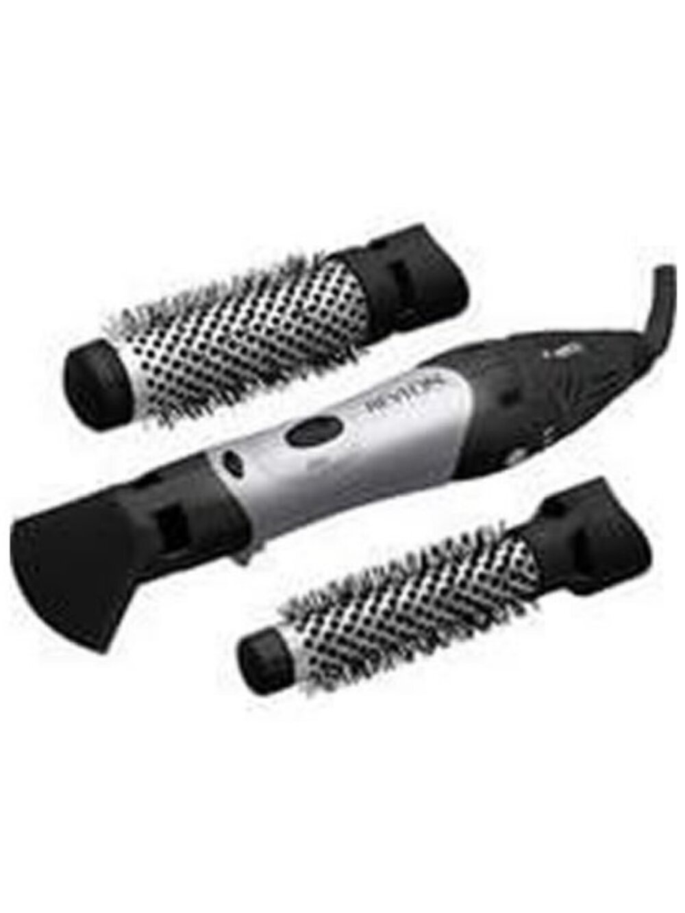 Revlon RVHA6003 Radiance Ionic Curling Brush 1200W High Low Cool Air 1" + 1-1/2"